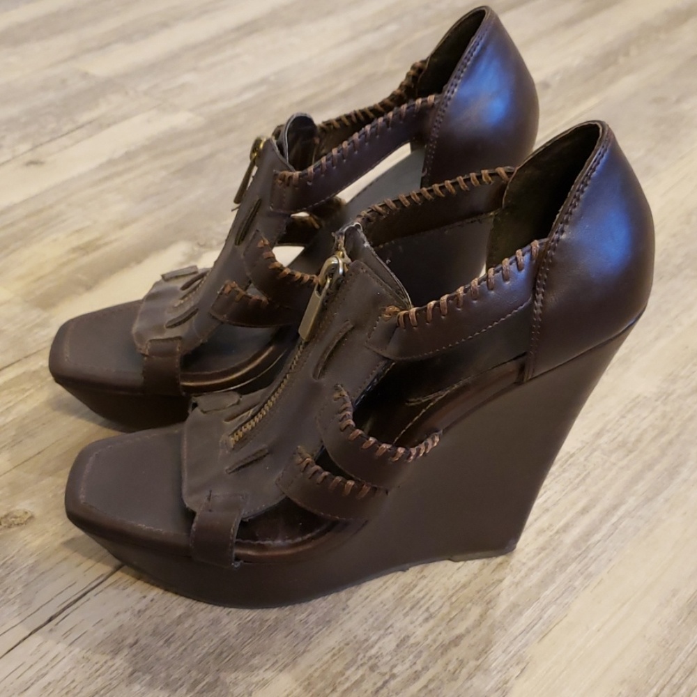 EUC Jessica Simpson wedges. Worn once!